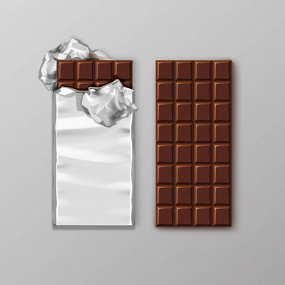 Macchina di imballaggio di barrette di cioccolato completamente automatica con funzione di colla