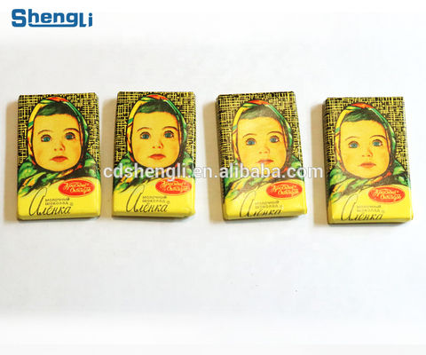 Macchina di confezionamento orizzontale di cioccolato con ingranaggi per un funzionamento regolare e una lunga durata