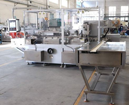 Linea di imballaggio Macchina di imballaggio pieghevole di barrette/tablette di cioccolato con tenuta termica e colla