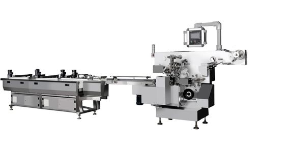 Linea automatica di confezionamento di fogli di alluminio con compresse di vitamina C effervescente