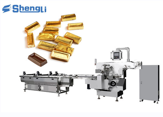 SL-SBZB450S Linea automatica di avvolgimento in foglio pieghevole di cioccolato per cioccolato/dolci di forma speciale