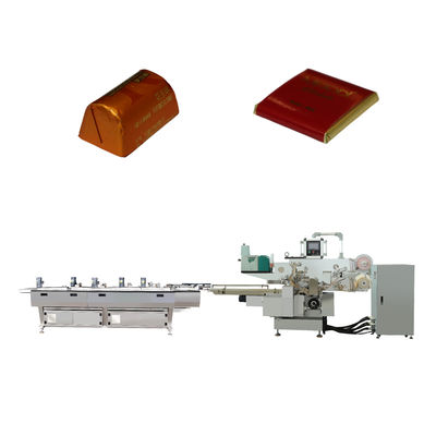 Precisione e multifunzione della macchina di imballaggio a piega di cioccolato con materiale cartaceo