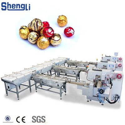 precisione Macchine per imballaggio multifunzione per wafer di cioccolato a sfera di noccioline