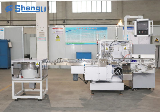Macchina di imballaggio automatico di fogli di fogli di 5 kW con sistema di alimentazione a vibrazione