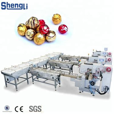 Macchina di imballaggio multifunzione per la linea di lavorazione di palline di cioccolato personalizzate