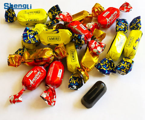 Macchina elettrica a doppia torsione per l'imballaggio di cioccolato per la linea di imballaggio di caramelle