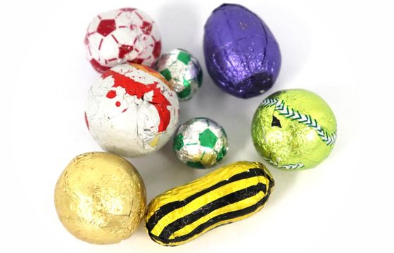 Macchina di confezionamento a sfere di cioccolato a motore per confezionare dolci e biscotti