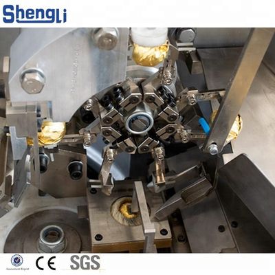 Macchina di imballaggio automatico per la linea di produzione di palline di cioccolato a wafer completamente automatica