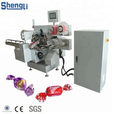 Macchine di imballaggio automatiche ad alta velocità con confezionamento a singolo giro di caramelle al cioccolato