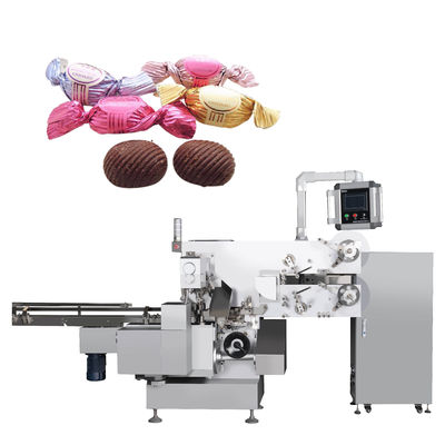 Macchina automatica per imballaggio di caramelle a doppia torsione per prodotti L 15-55 W 5-30 H 2-25 mm