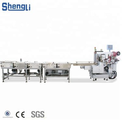 Macchina automatica per imballaggio di caramelle a doppia torsione per prodotti L 15-55 W 5-30 H 2-25 mm